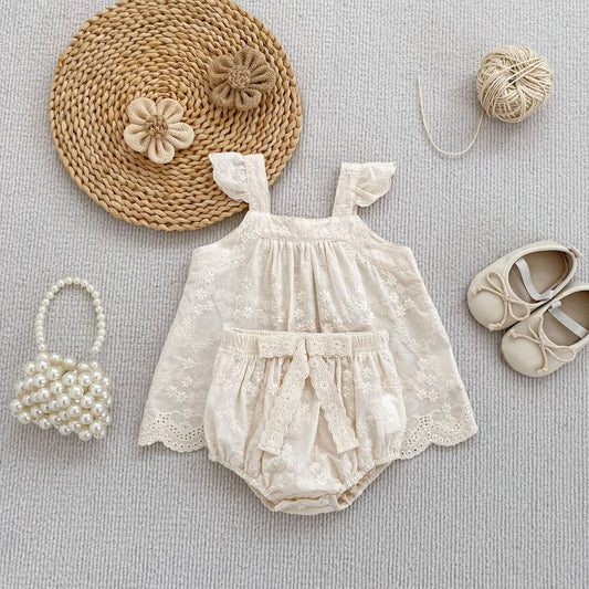 Summer Baby Kids Girls Sleeveless Cute Floral Vest and Bloomers Clothing Set, MyKids-USA®, Baby & Children's Outfits, MyKids-USA -  -  -  -  -  -  - .