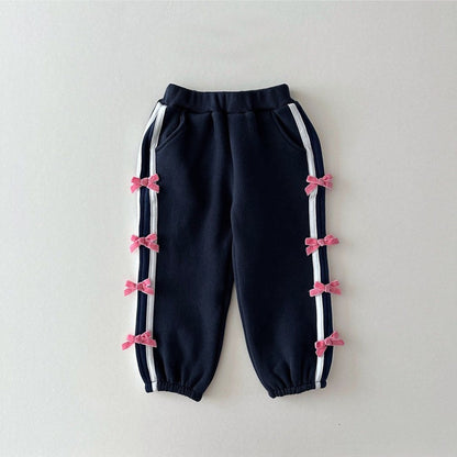 MyKids-USA® Arrival Autumn Butterfly-bows Pattern Pants for Girls