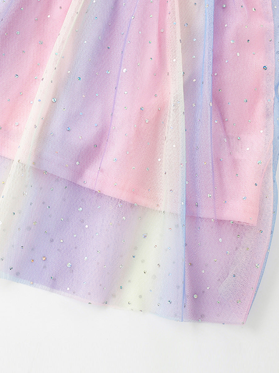 Summer Arrival Animals and Dots Pattern Fly Sleeves Crew Neck Dress for Stylish Girls, MyKids-USA®, Baby & Children's Dresses, MyKids-USA -  -  -  -  -  -  - .