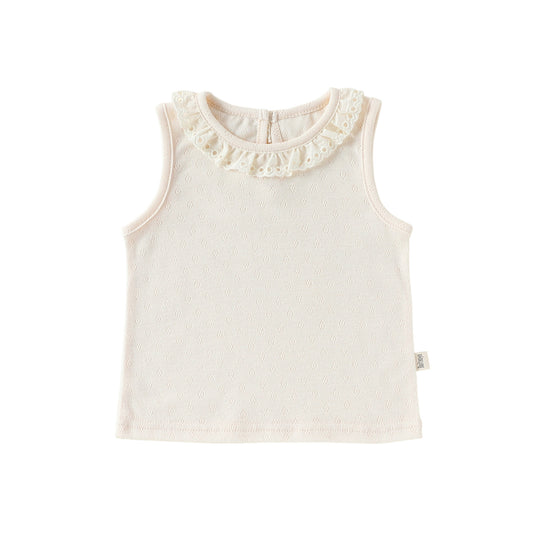 Arrival Summer Baby Kids Girls Solid Color Top Vest, MyKids-USA®, Baby & Children's Tops, MyKids-USA - Size/Age - 73 (6-9M) - Color - Beige -  -  - TR2605062107-A.