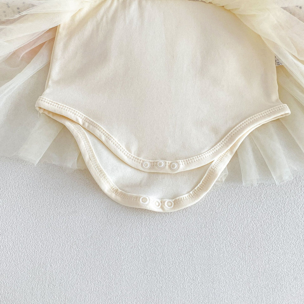 MyKids-USA® Autumn Arrival Baby Girls Long Sleeves Cute Tulle Patchwork Bodysuit Dress