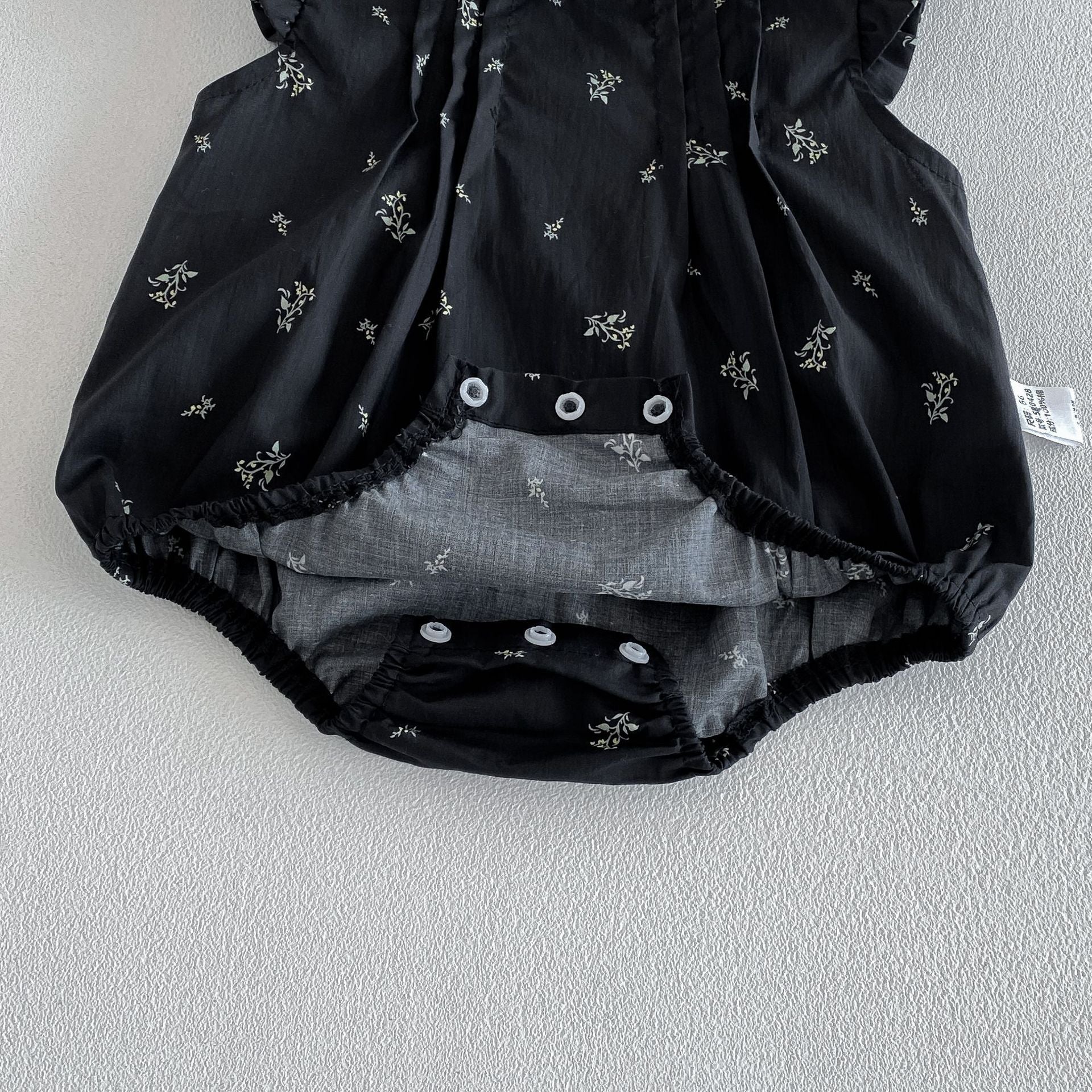 Summer Arrival Baby Girls Fly Sleeves Ruffle Neck Floral Bodysuit, MyKids-USA®, Bodysuits, MyKids-USA -  -  -  -  -  -  - .