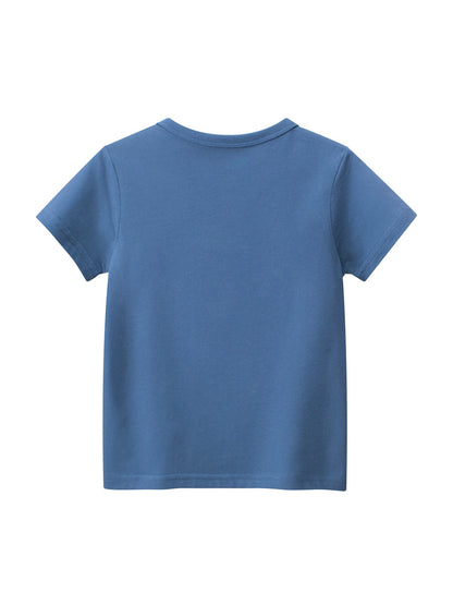 Summer Boys’ Letters and Cartoon Pattern T-shirt in European and American Style, MyKids-USA®, T-Shirts, MyKids-USA -  -  -  -  -  -  - .