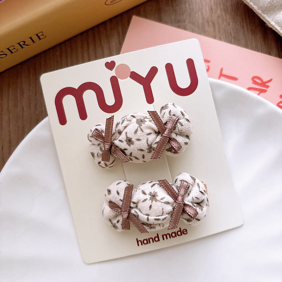 Collection of 2 Versatile Geometric Shaped Hair Clips, MyKids-USA®, Hair Pins, Claws & Clips, MyKids-USA - Size/Age - Average Size (0-12Y） - Color - Red -  -  - TR2601061409-F.