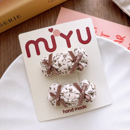 Collection of 2 Versatile Geometric Shaped Hair Clips, MyKids-USA®, Hair Pins, Claws & Clips, MyKids-USA - Size/Age - Average Size (0-12Y） - Color - Red -  -  - TR2601061409-F.