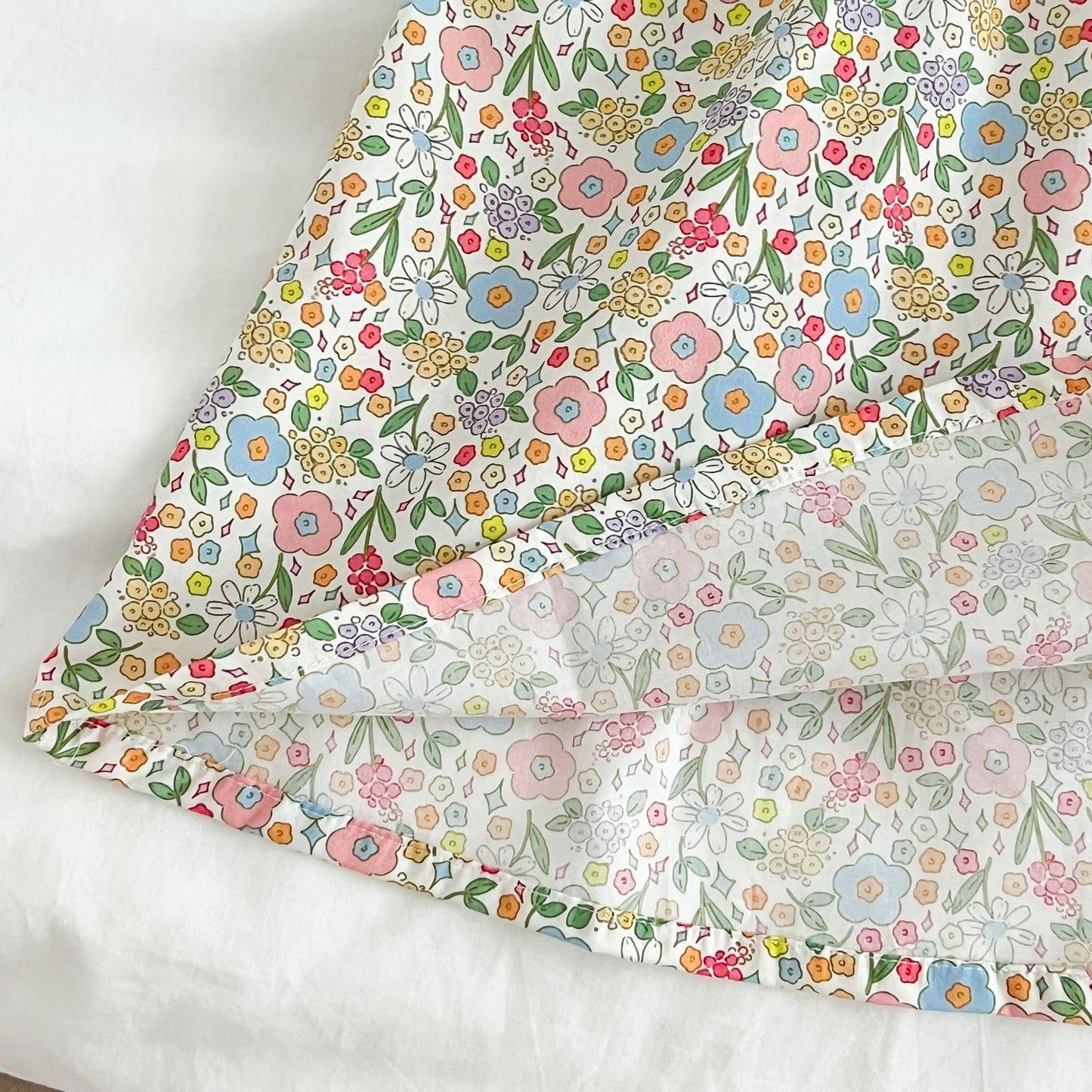 Summer Girls Flowers Pattern Lace Trim Fly Sleeves Onesies and Dress – Princess Sister Matching Set, MyKids-USA®, Baby & Children's Outfits, MyKids-USA -  -  -  -  -  -  - .