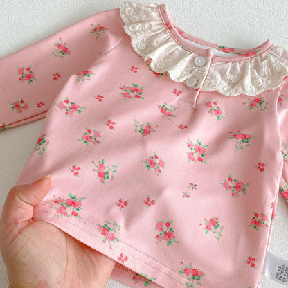 Autumn and Spring Baby Kids Girls Long Sleeves Cute Floral Pattern Top and Pants Clothing Set, MyKids-USA®, Baby & Toddler Outfits, MyKids-USA -  -  -  -  -  -  - .