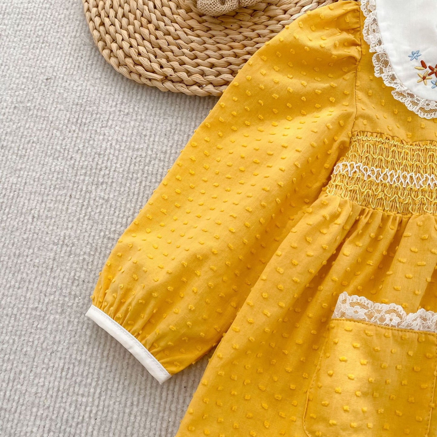 Arrival Spring and Autumn Flowers Pattern Lace Trim Baby Kids Girls Onesies and Dress – Princess Sister Matching Set, MyKids-USA®, Baby & Toddler Outfits, MyKids-USA -  -  -  -  -  -  - .