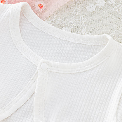 Design Summer Baby Kids Girls Short Sleeves Plain Coat with Floral Bodysuit Set, MyKids-USA®, Baby & Children's Outfits, MyKids-USA -  -  -  -  -  -  - .