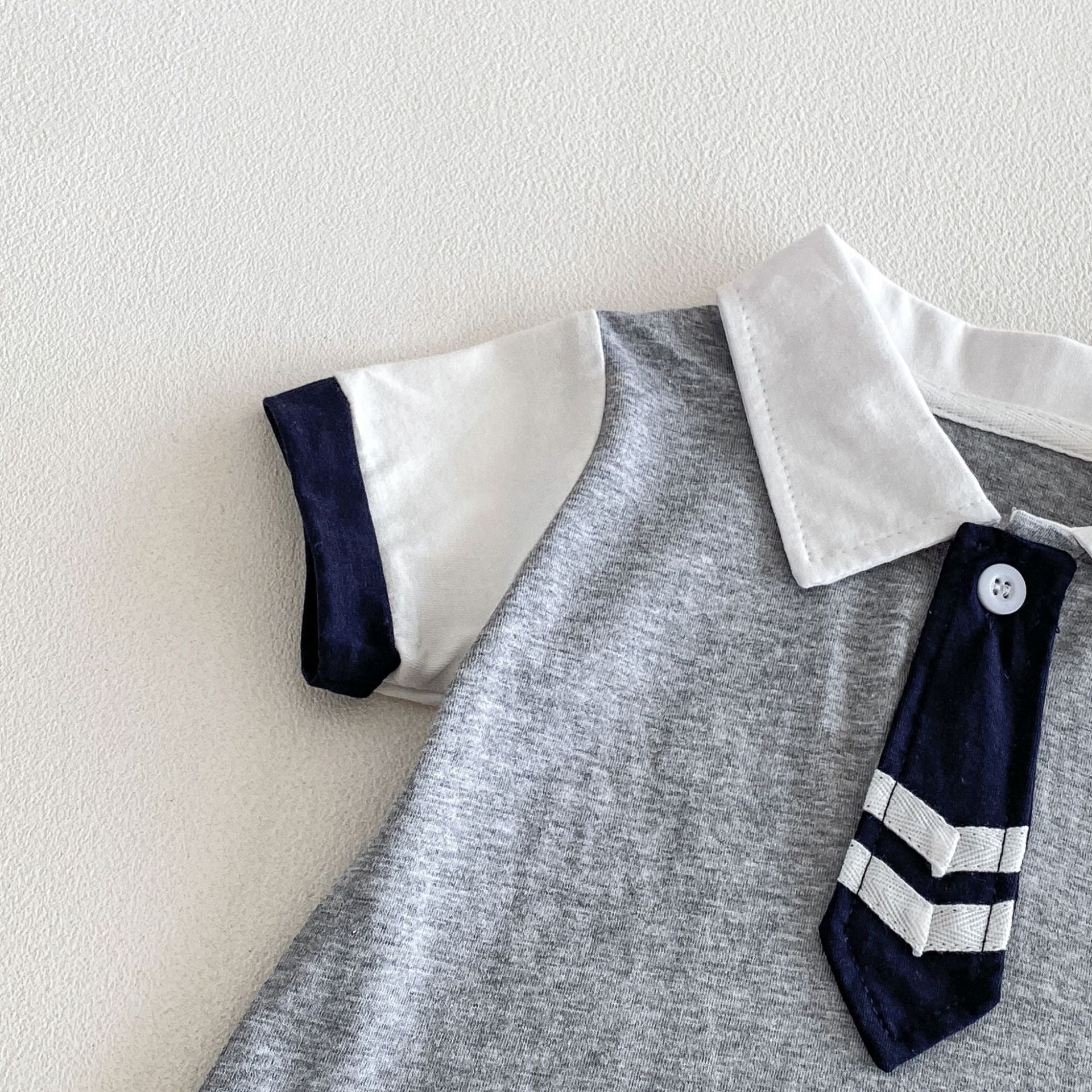 Summer Arrival Baby Boys Short Sleeves Polo Design Preppy Rompers Bodysuits, MyKids-USA®, Baby & Children's One-Pieces, MyKids-USA -  -  -  -  -  -  - .