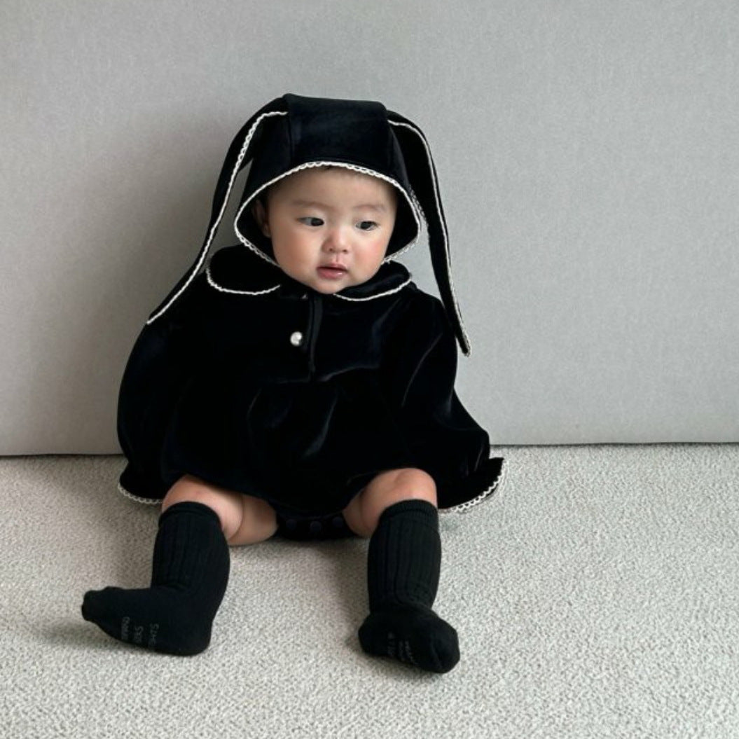 Arrival Autumn and Spring Baby Girls Cute Velvet Long Sleeves Bodysuit, MyKids-USA®, Baby One-Pieces, MyKids-USA -  -  -  -  -  -  - .