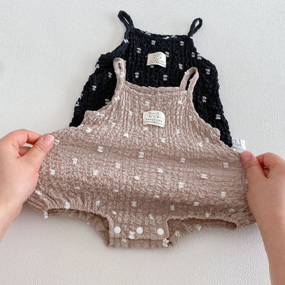 Summer Arrival Baby Girls Sleeveless Ruffle Design Strap Bodysuit, MyKids-USA®, Bodysuits, MyKids-USA -  -  -  -  -  -  - .