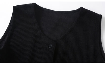 Girls Striped Pullover Tops Black Dress Sets