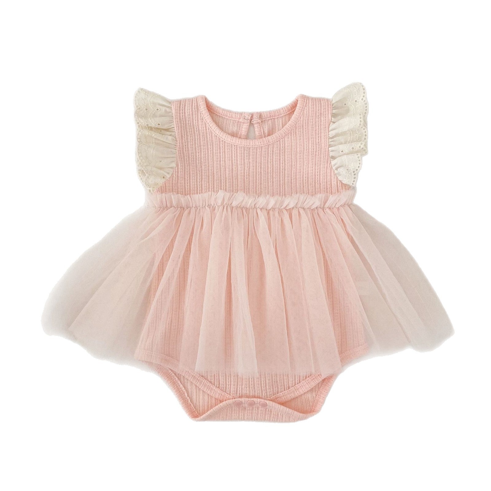 Summer Arrival Baby Girls Fly Sleeves Color Patchwork Bodysuit, MyKids-USA®, Bodysuits, MyKids-USA -  -  -  -  -  -  - .