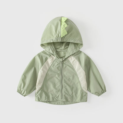 Arrival European and American Style Unisex Color Patchwork Coat with Long Sleeves, MyKids-USA®, Baby & Toddler Coats & Jackets, MyKids-USA - Size/Age - 80 (9-12M) - Color - Green -  -  - TR2602242345-B.