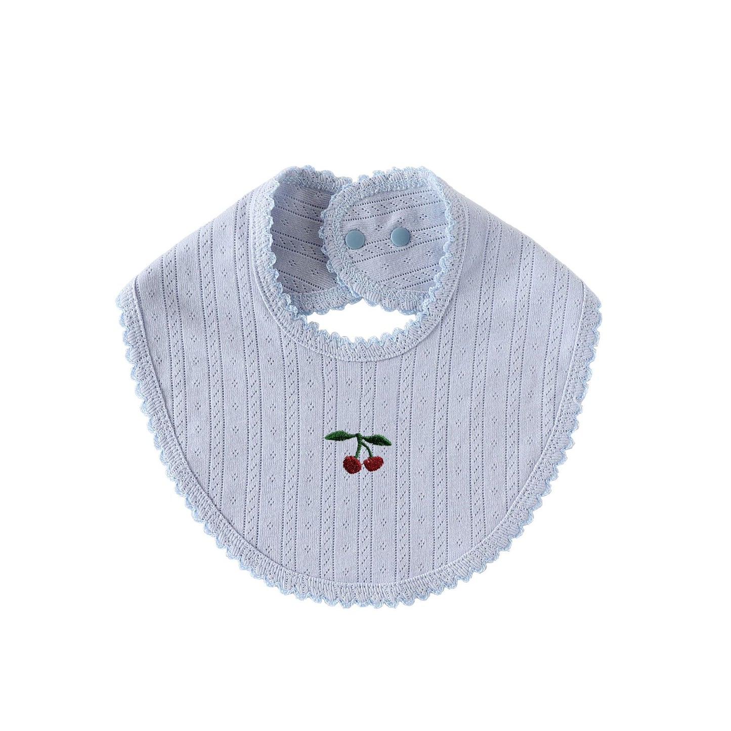 Simple Various Pattern Cotton Bib for Baby, MyKids-USA®, Bibs, MyKids-USA - Size/Age - S (1-3Y) - Color - Light Blue -  -  - TR2508282310-A