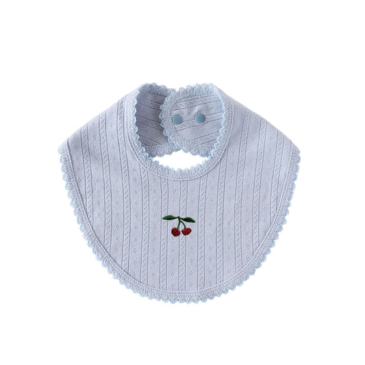 Simple Various Pattern Cotton Bib for Baby, MyKids-USA®, Bibs, MyKids-USA - Size/Age - S (1-3Y) - Color - Light Blue -  -  - TR2508282310-A