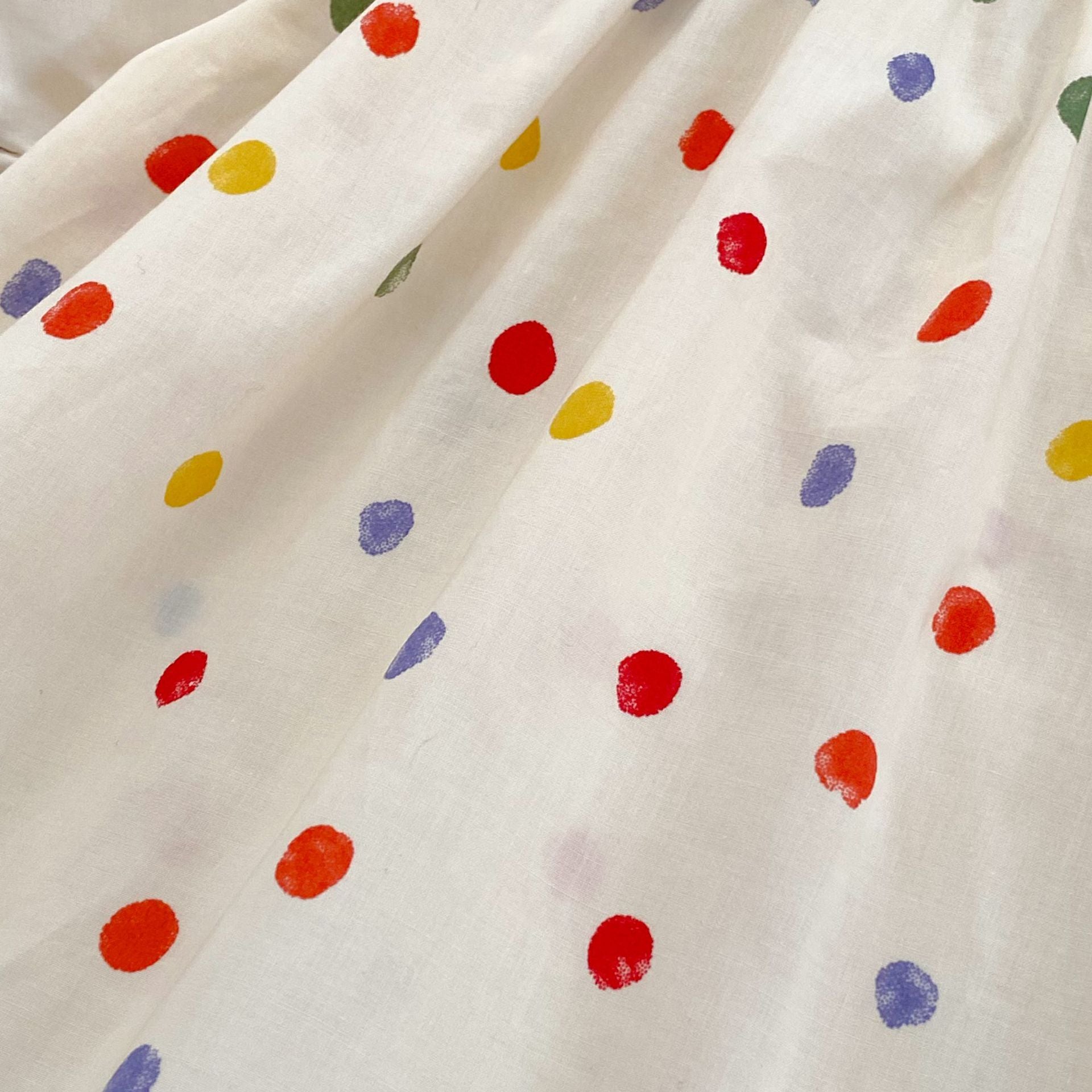 Summer Girls Coloful Dots Pattern Short Sleeves Onesies and Girls’ Dress – Princess Sister Matching Set, MyKids-USA®, Baby & Toddler Outfits, MyKids-USA -  -  -  -  -  -  - 