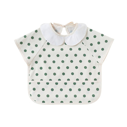 MyKids-USA® Unisex Baby Waterproof Bib Apron with Collar