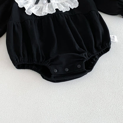 MyKids-USA® Autumn Arrival Baby Girls Long Sleeves Cute Color Patchwork Bodysuit