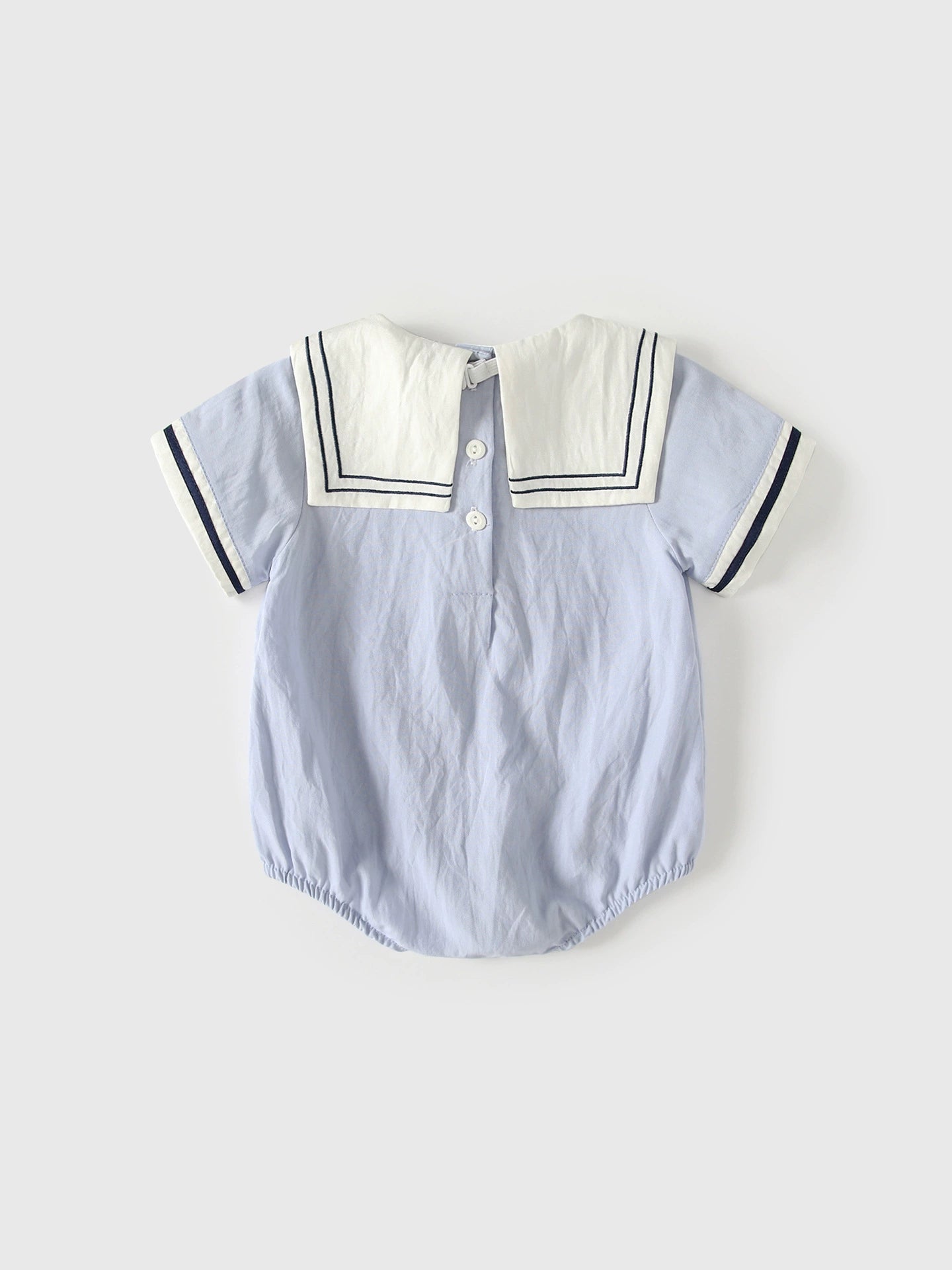 Summer Arrival Short Sleeves Navy Collar Color Patchwork Bodysuit for Boys, MyKids-USA®, Baby & Children's One-Pieces, MyKids-USA -  -  -  -  -  -  - .