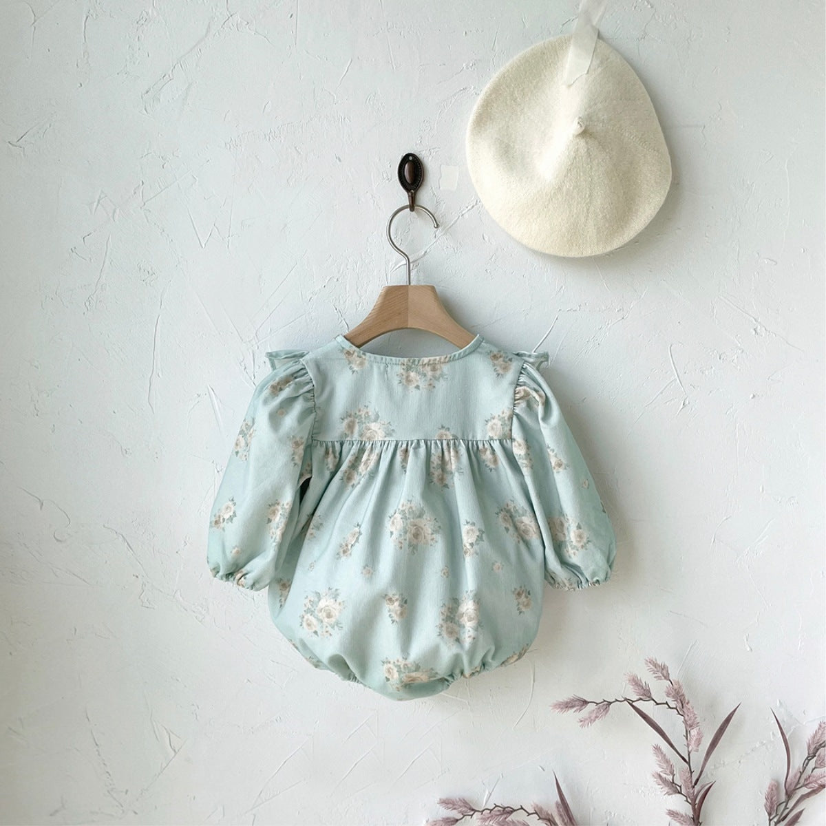 MyKids-USA® Autumn Arrival Flowers Pattern Baby Kids Girls Princess Long Sleeves Cute Bodysuit