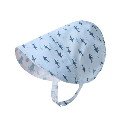 Summer Reversible Baby Sun Hat, MyKids-USA®, Baby & Toddler Hats, MyKids-USA - Size/Age - S (0-2Y) - Color - Light Blue -  -  - TR2505192359-D.