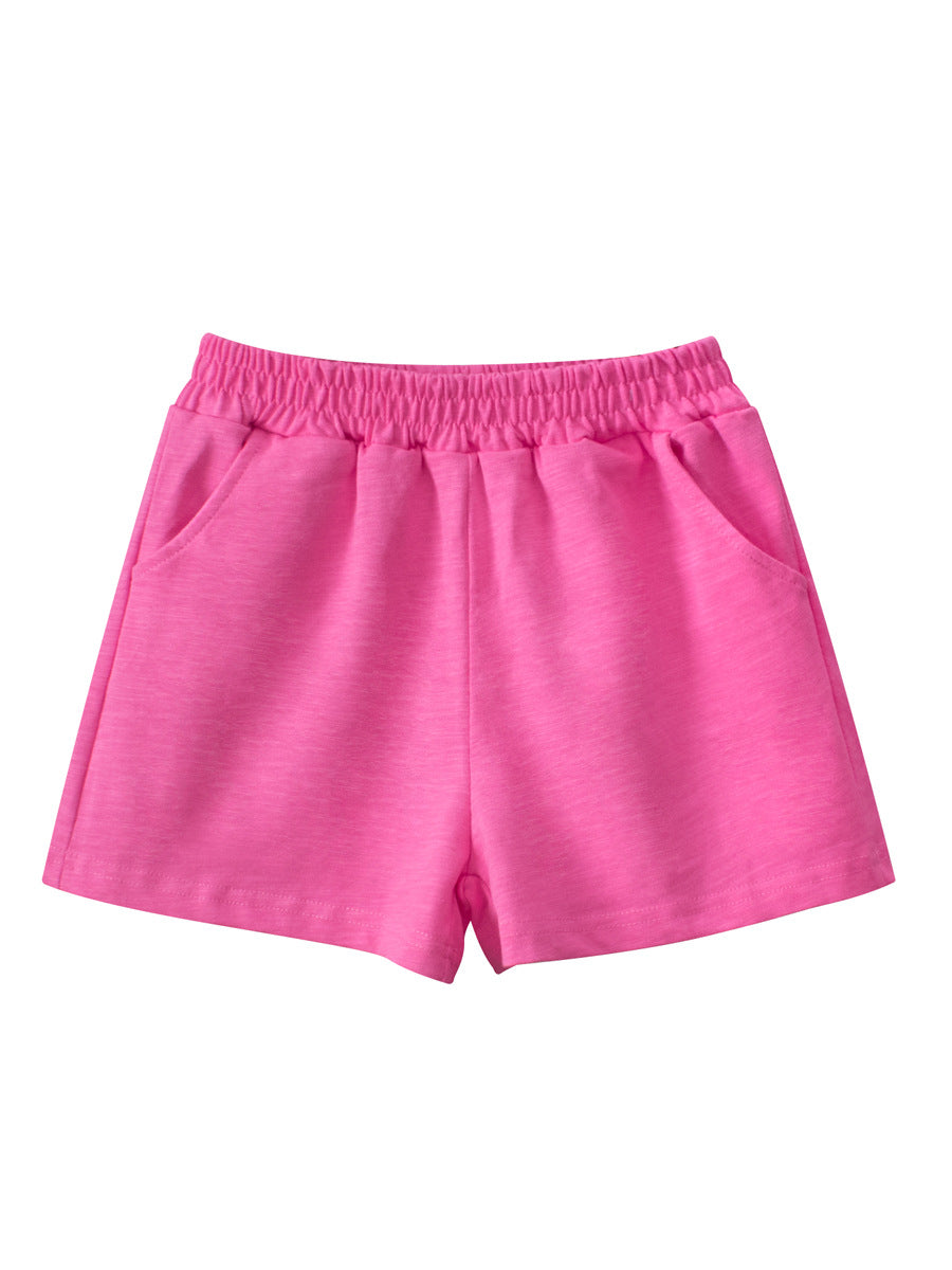 Summer Arrival Baby Kids Cotton Casual Style Plain Shorts