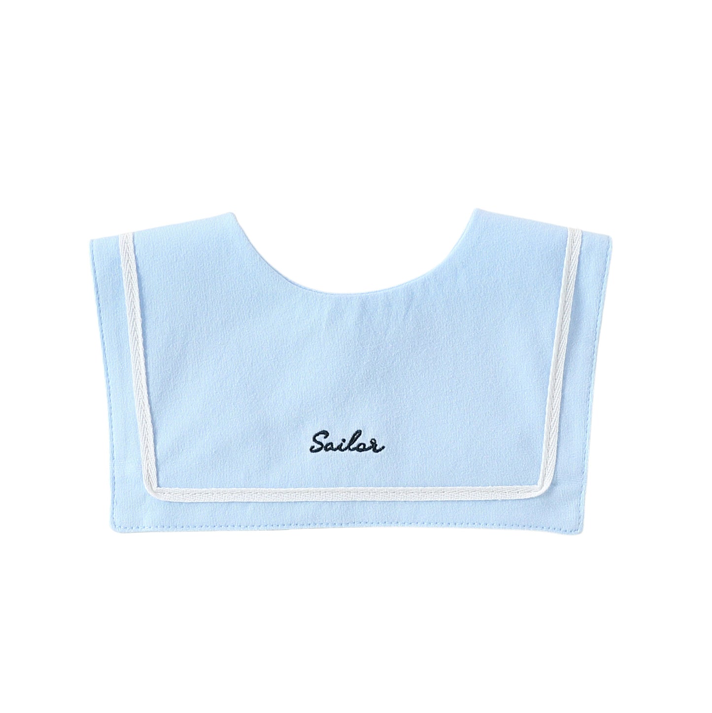 Adorable Letters Pattern Snap-on Square Shaped Bib, MyKids-USA®, Bibs, MyKids-USA - Size/Age - S (0-3Y) - Color - Blue -  -  - TR2605232251-A.