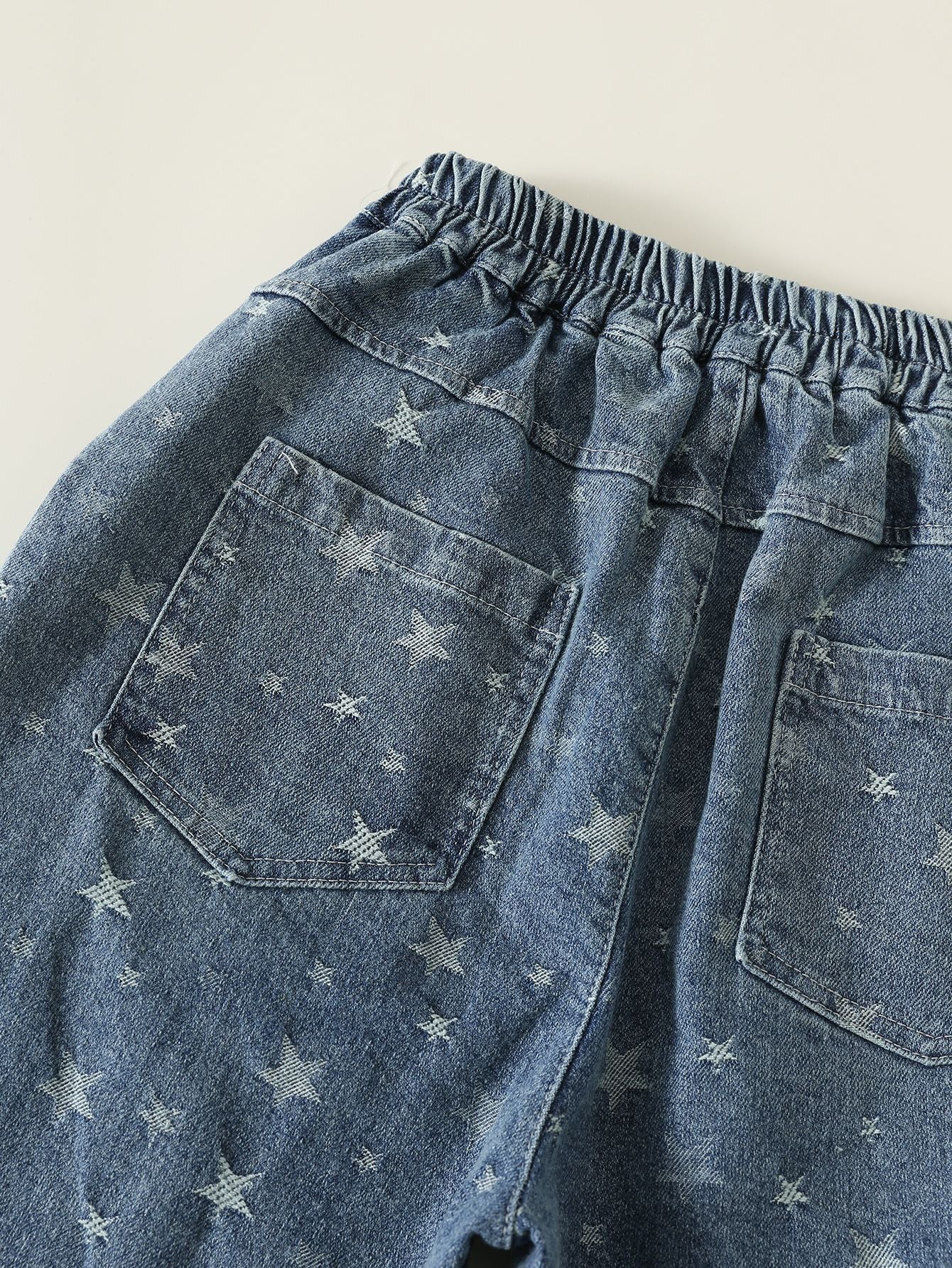 MyKids-USA® Arrival Autumn Girls Stars Pattern Jeans