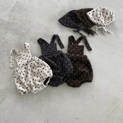 Autumn and Spring Arrival Baby Unisex Dots Pattern Sleeveless Strap Bodysuit, MyKids-USA®, Bodysuits, MyKids-USA -  -  -  -  -  -  - .