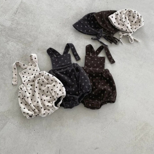 Autumn and Spring Arrival Baby Unisex Dots Pattern Sleeveless Strap Bodysuit, MyKids-USA®, Bodysuits, MyKids-USA -  -  -  -  -  -  - .