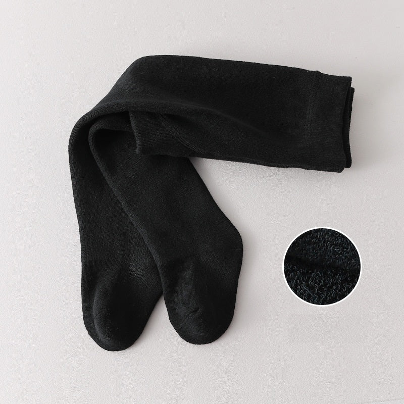 Autumn and Winter Baby Unisex Breathable Simple Pattern Cute Stockings or Leggings, MyKids-USA®, Baby & Toddler Socks & Tights, MyKids-USA - Size/Age - S (6-12M) - Color - Black -  -  - TR2601231637-B.