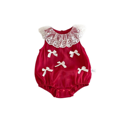 Summer Arrival Baby Girls Cute Butterfly-bows Pattern Sleeveless Onesies, MyKids-USA®, Baby One-Pieces, MyKids-USA -  -  -  -  -  -  - 