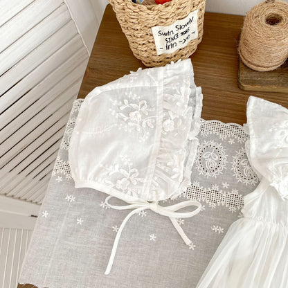 Summer Arrival Baby Girls Cute Solid Color Floral Embroidery Fly Sleeves Dress Design Onesies, MyKids-USA®, Baby One-Pieces, MyKids-USA -  -  -  -  -  -  - 