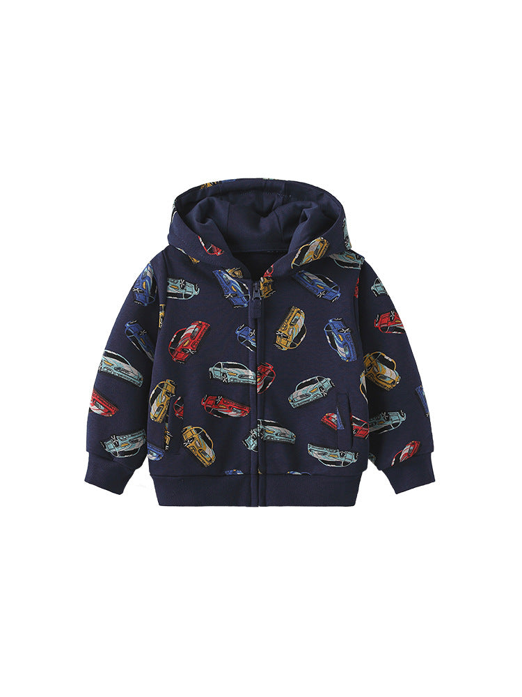 Arrival European and American Style Boys’ Racing Cars Pattern Coat with Long Sleeves, MyKids-USA®, Baby & Toddler Coats & Jackets, MyKids-USA -  -  -  -  -  -  - .