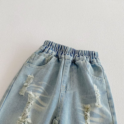 Arrival Baby Kids Boys and Girls Casual Ripped Jeans, MyKids-USA®, Jeans, MyKids-USA -  -  -  -  -  -  - .