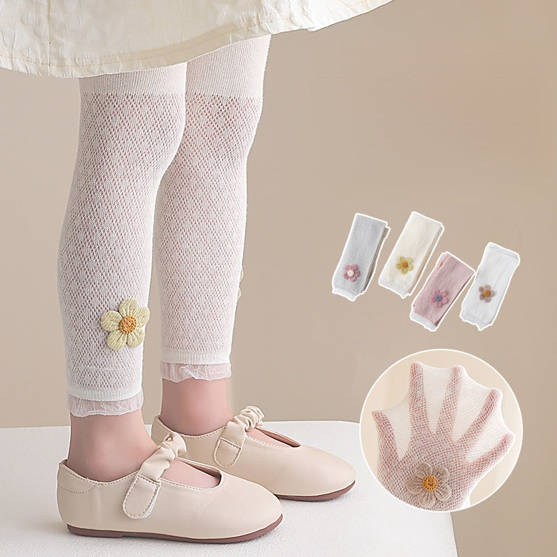 Spring and Summer Arrival Cute Flowers Pattern Baby Leggings, MyKids-USA®, Leggings, MyKids-USA - Size/Age - XS (0-6M) - Color - Coffee -  -  - TR2601181634-A.