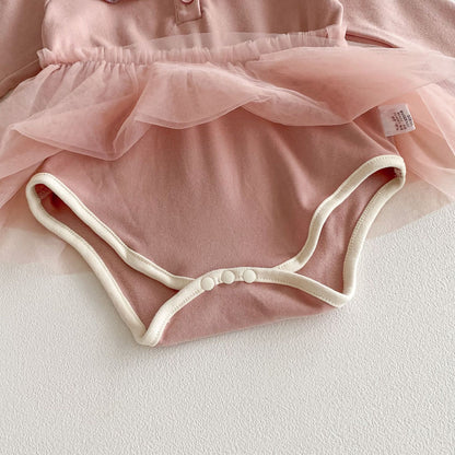 Autumn Arrival Baby Kids Girls Color Patchwork Long-sleeved Onesies and Rompers – Princess Sister Matching Set, MyKids-USA®, Baby & Toddler Outfits, MyKids-USA -  -  -  -  -  -  - 