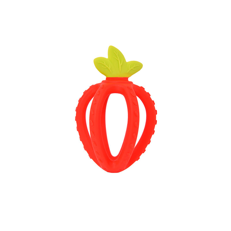 Baby Teething Toys – Strawberry Silicone Teething, MyKids-USA®, Teethers, MyKids-USA - Size/Age - Average Size (0-6Y） - Color - Red -  -  - TR2508302214-D