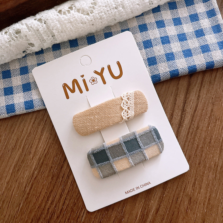 Collection of 2 Versatile Flowers and Cartoon Pattern Hair Clips, MyKids-USA®, Hair Pins, Claws & Clips, MyKids-USA - Size/Age - Average Size (0-12Y） - Color - Light Blue -  -  - TR2601081534-C.