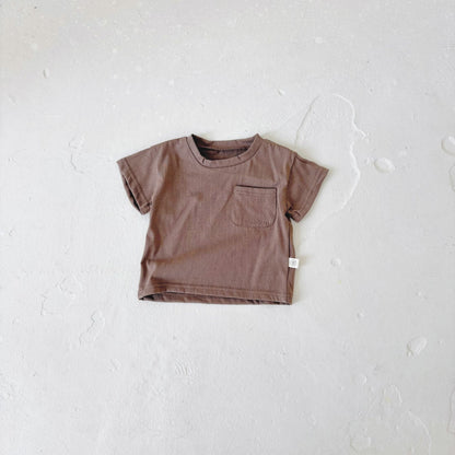 Summer Baby Kids Casual Solid Color Sleeveless Top T-shirt with Sleeveless Rompers Clothing Set for Boys, MyKids-USA®, Baby & Toddler Outfits, MyKids-USA -  -  -  -  -  -  - 