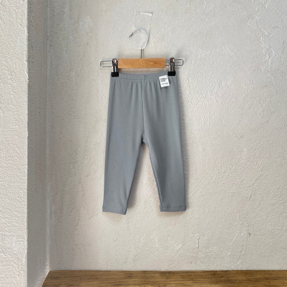 Arrival Baby Boy And Girl Solid Color Spring and Autumn Casual Elastic Pants