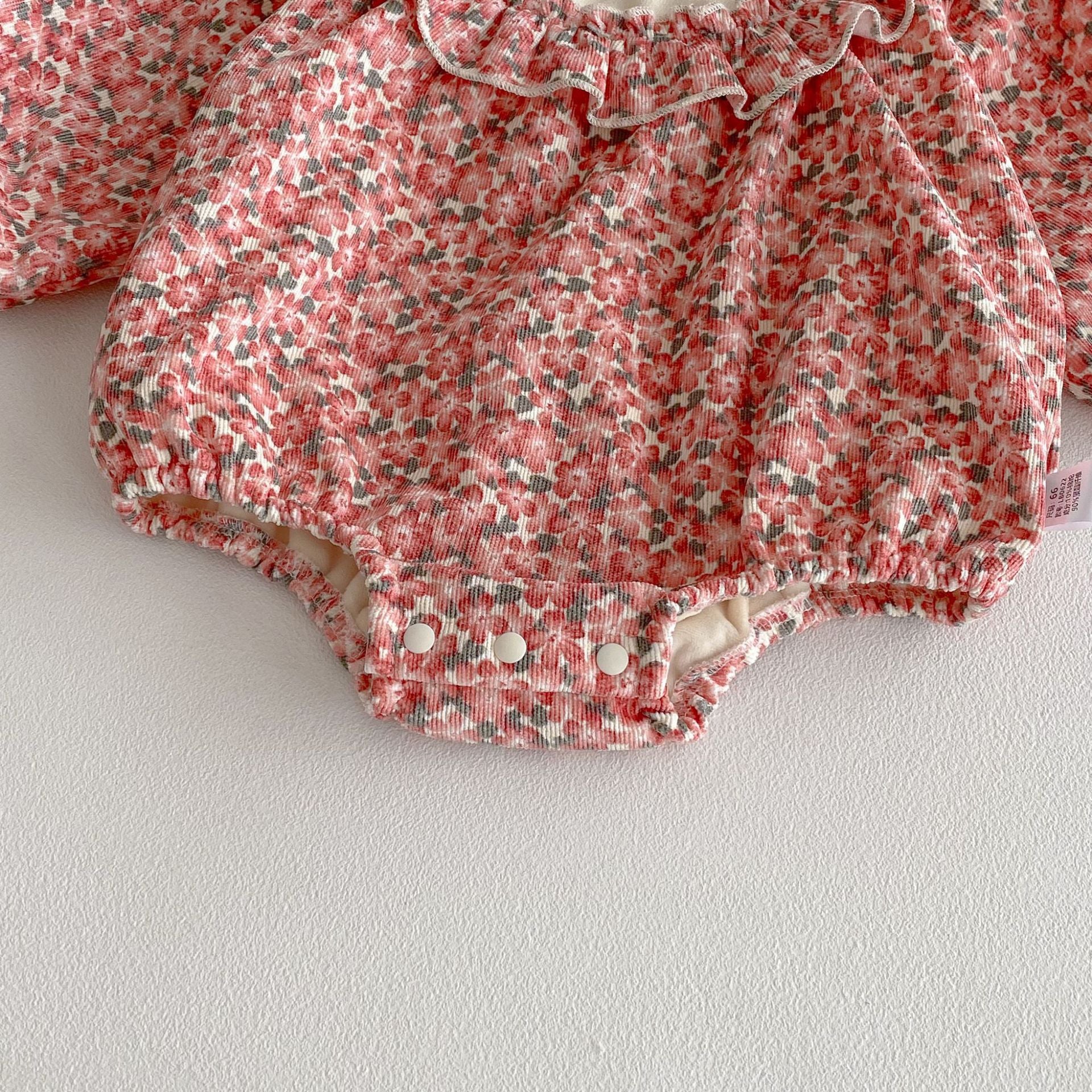 Autumn Arrival Baby Girls Long Sleeves Pink Floral Bodysuit, MyKids-USA®, Baby One-Pieces, MyKids-USA -  -  -  -  -  -  - .