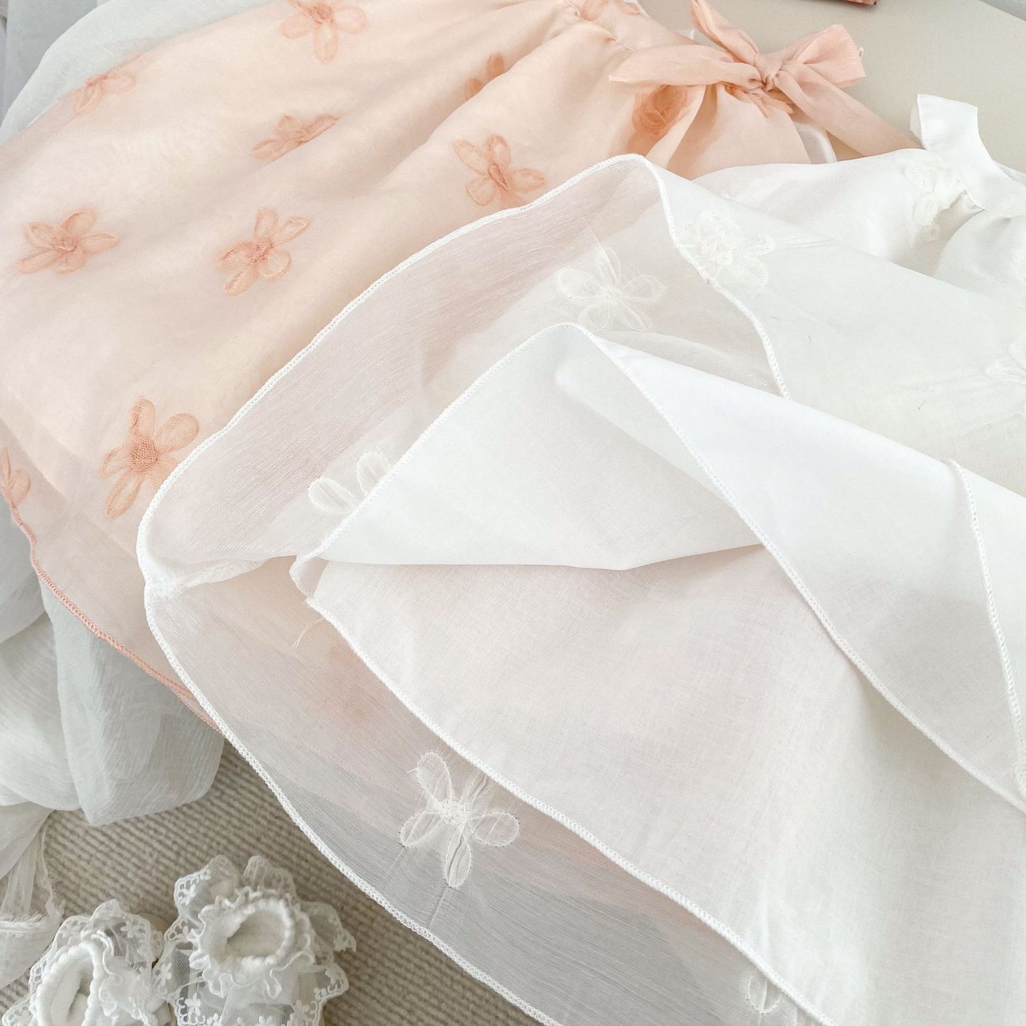 Summer Arrival Sleeveless Flowers Pattern Butterfly-bow Decorated Collar Dress for Stylish Girls, MyKids-USA®, Baby & Toddler Dresses, MyKids-USA -  -  -  -  -  -  - 