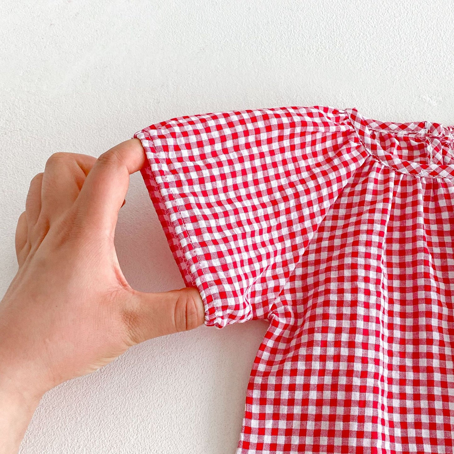 Summer Hot Selling Baby Kids Girls Sleeveless Pocketed Denim Strap Onesies Overalls and Red Plaid T-Shirt Clothing Set, MyKids-USA®, Baby & Toddler Outfits, MyKids-USA -  -  -  -  -  -  - 