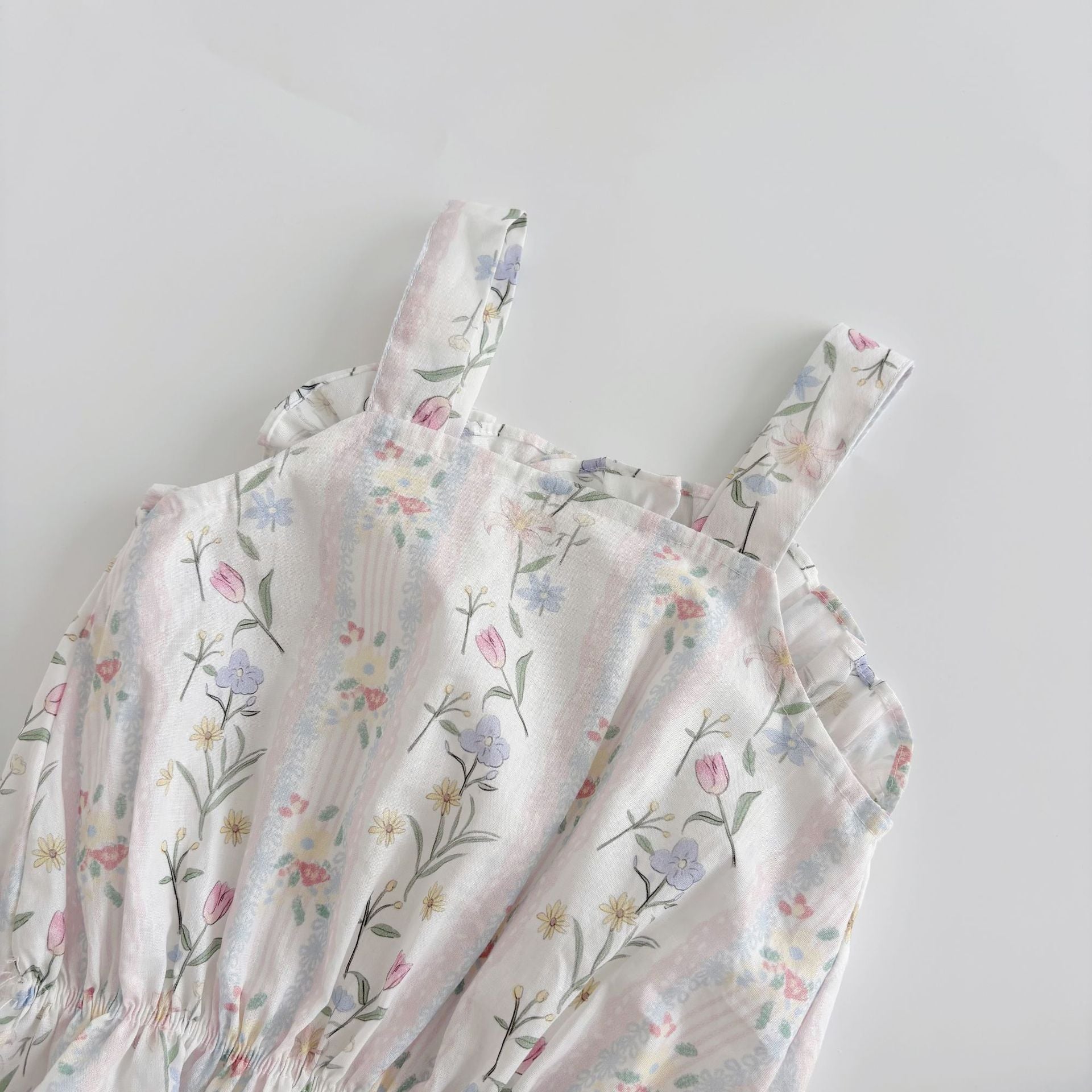 Summer Hot Selling Baby Girls Sleeveless Flowers Pattern Vest and Shorts Clothing Set, MyKids-USA®, Baby & Toddler Outfits, MyKids-USA -  -  -  -  -  -  - 