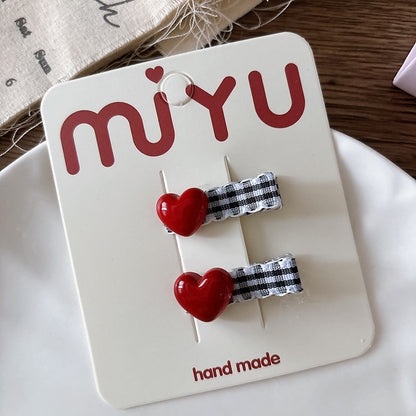 Collection of 2 Versatile Cute Resin and Cloth Shape Decorated Hair Clips, MyKids-USA®, Hair Pins, Claws & Clips, MyKids-USA - Size/Age - Average Size (0-12Y） - Color - Yellow -  -  - TR2603171450-H.