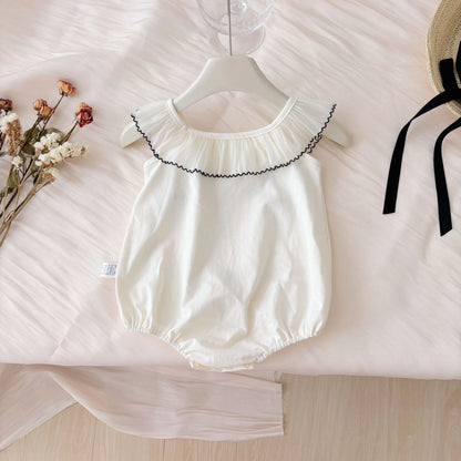 Summer Arrival Baby Girls Cute Buttefly-bows Decorated Sleeveless Onesies, MyKids-USA®, Baby One-Pieces, MyKids-USA -  -  -  -  -  -  - 