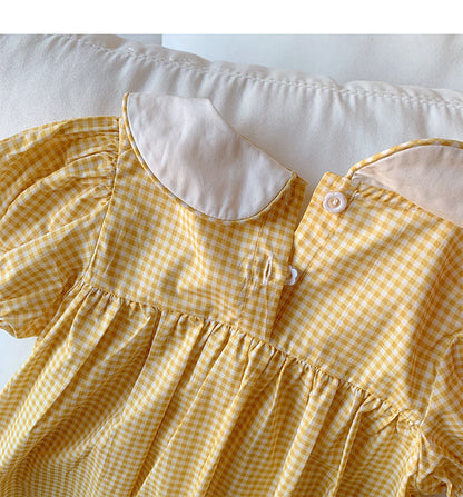 Summer Baby Kids Girls Cute Short Sleeves Ducks Pattern Embroidered Dress, MyKids-USA®, Baby & Toddler Dresses, MyKids-USA -  -  -  -  -  -  - 